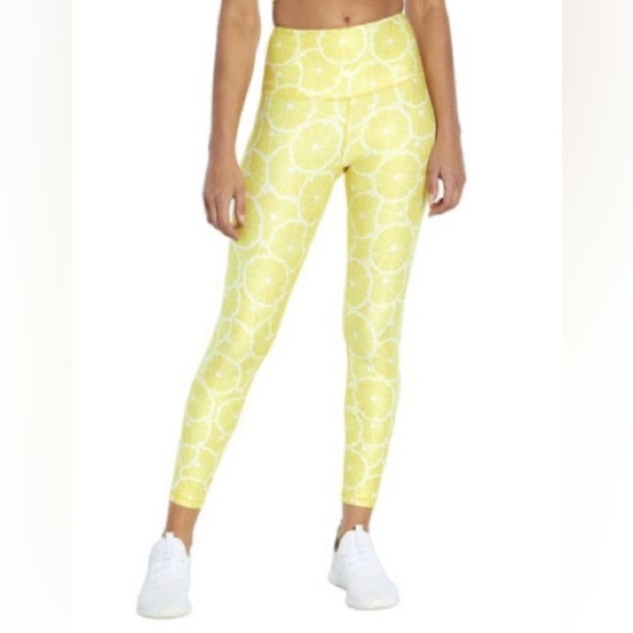 WILDFOX Sweat Lemon Leggings Small - Picture 7 of 8